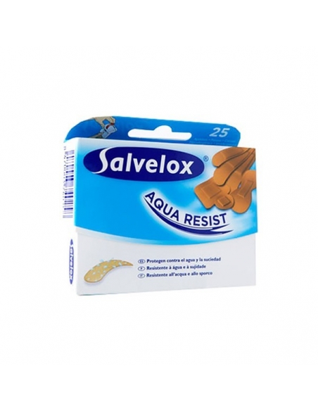 Salvelox Tiritas 6 Tamaños Resistentes al Agua 25uds