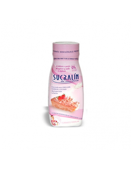 Sucralin sucralose familiar 300 g granulado: Edulcorante a base de sucralosa, no aporta valor calórico.