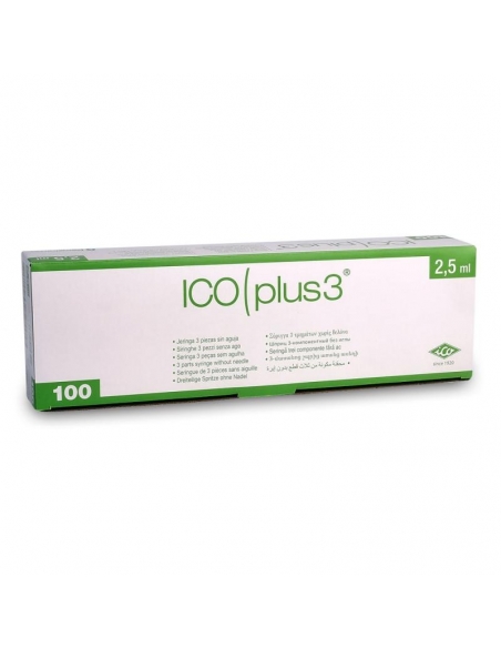 Jeringuilla ico plus este 20ml 0.8x40mm 21g verde: aguja indolora y estéril.