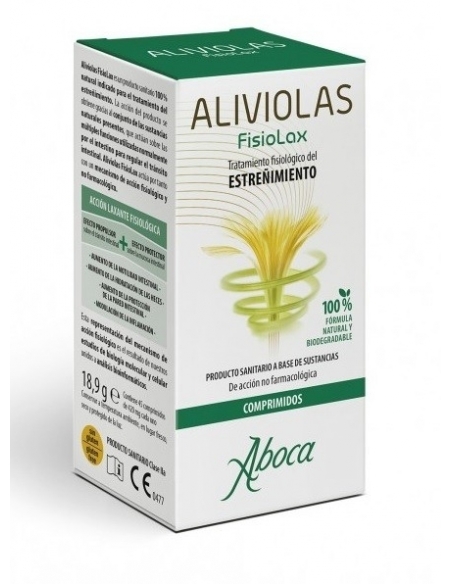 Aliviolas fisiolax  90 comprimidos: Formula indicada para ayudar a reducir el estreñimiento ocasional.