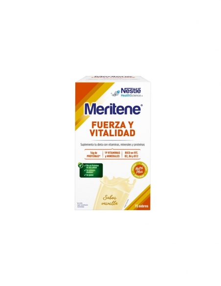 Meritene vainilla 15 sobres fuerza y vitalidad