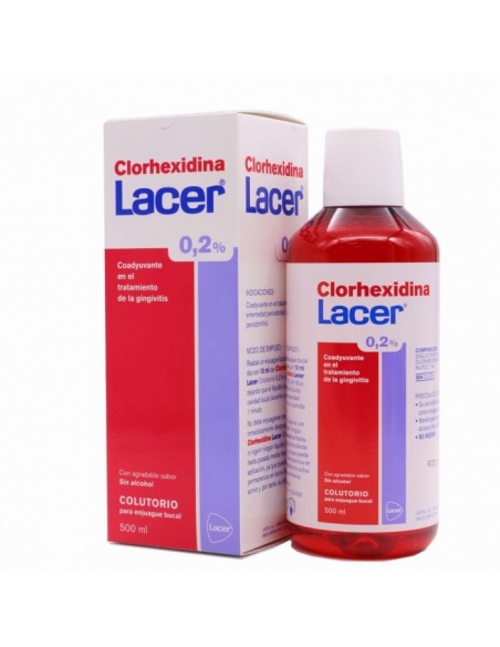 Lacer colutorio clorhexidina 0.2% 500ml
