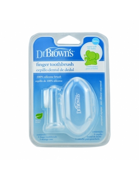 Dr brown's cepillo dental de dedo