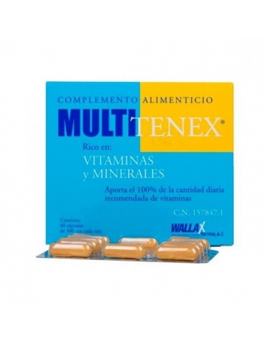 Multitenex 500 mg 40 cápsulas