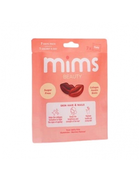 Mims beauty colageno + biotina 7 days pack