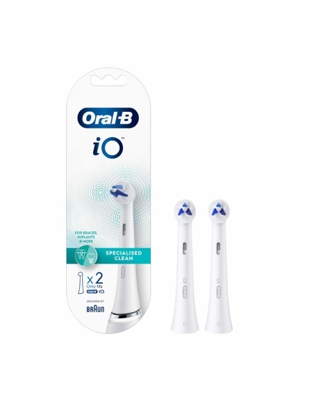 Cepillo dental eléctrico recambio oral-b io specialised clean recambio especialmente indicado para limpiar las zonas de difícil 