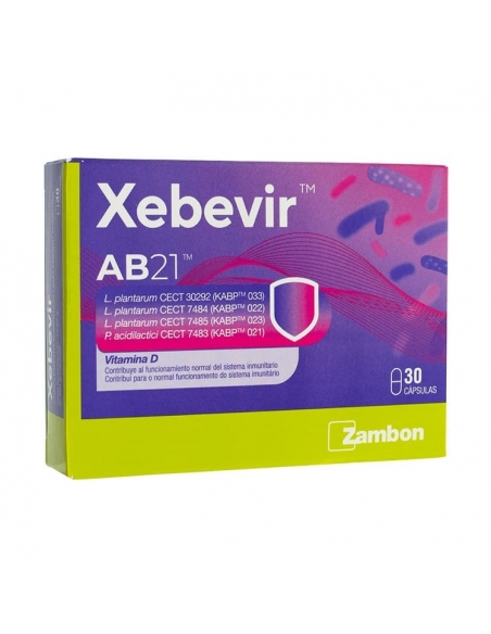 Xebevir 30 cápsulas: Fórmula compuesta por una combinación de cuatro cepas de probióticas