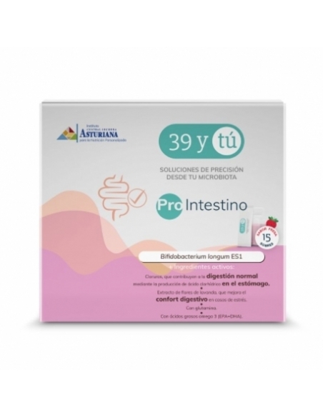 Prointestino fresa 15 stick 15 gr +shaker: Formula que ayuda a que las digestiones sean normales