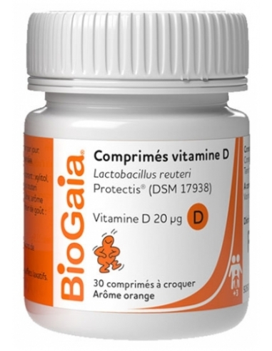 Casenbiotic vitamina d biogaia 30 comprimidos: Fórmula compuesta a base de Casenbiotic y Vitamina D