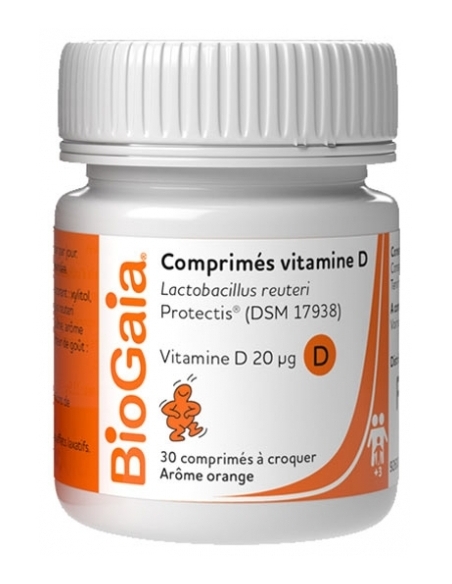 Casenbiotic vitamina d biogaia 30 comprimidos: Fórmula compuesta a base de Casenbiotic y Vitamina D
