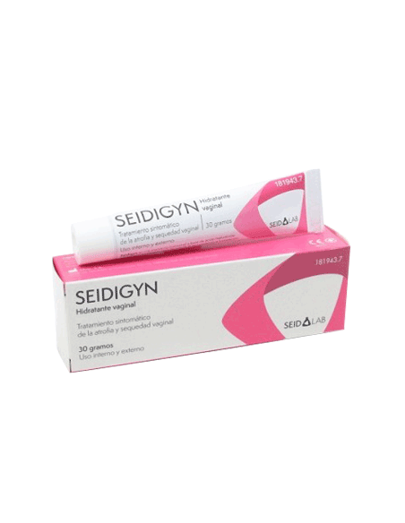 Seidigyn hidratante vaginal 30 g: Crema no hormonal formulada a base de ácido hialurónico hidrolizado.