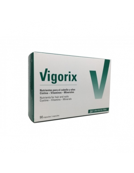 Vigorix 90 capsulas: Formula elaborada a base de cistina, vitaminas y minerales