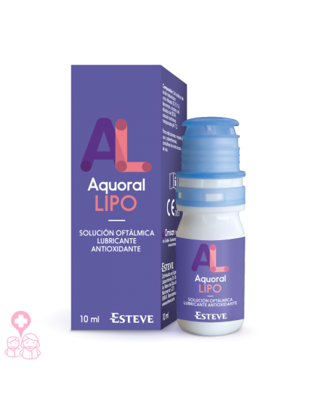 Aquoral lipo gotas oftalmica lubricante 10 ml: Solución oftalmológica indicada para el tratamiento del ojo seco,