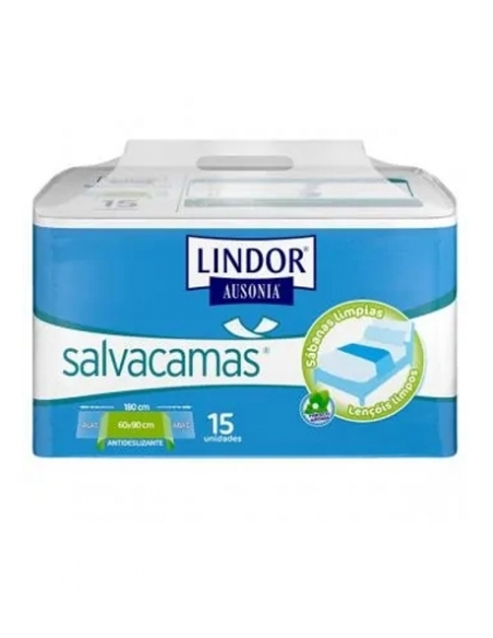 Empapador lindor salvacamas 60x90 15uds: Empapadores de un solo uso, impermeables y desechables