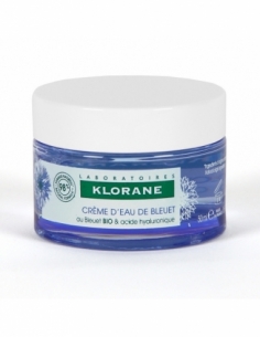 Klorane gel crema al agua aciano 50ml: Formula compuesta de Ácido Hialuronico de origen vegetal con propiedades hidratantes