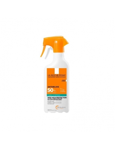 Roche posay anthelios family spray spf 50+ 300 ml: Protección solar corporal