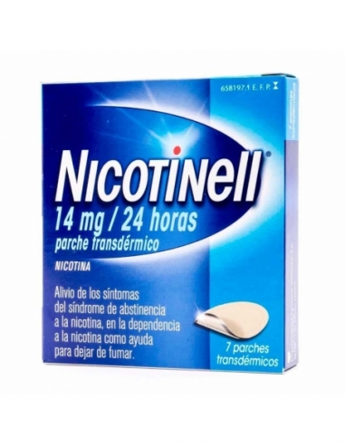 Niquitin clear 7 mg 14 parches 36 mg: Se presenta en 3 dosis: 21 mg, 14 mg y 7 mg/24 h. Las personas que desean dejar de fumar d