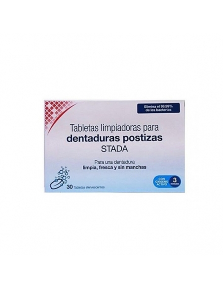 Stada Tabletas Limpiadoras Dentadura Postiza 30uds     
