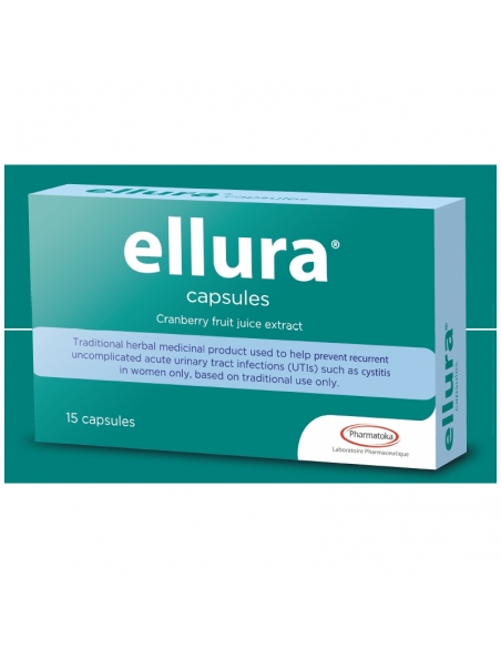 Ellura 15 capsulas duras: Es un medicamento tradicional a base de plantas