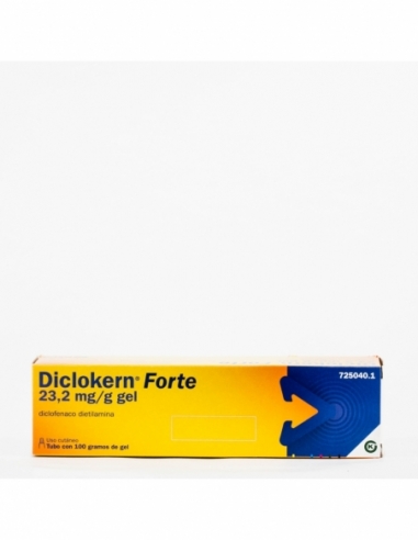 Diclokern forte 23.2 mg 100 g gel: El diclofenaco dietilamina, principio activo de este medicamento