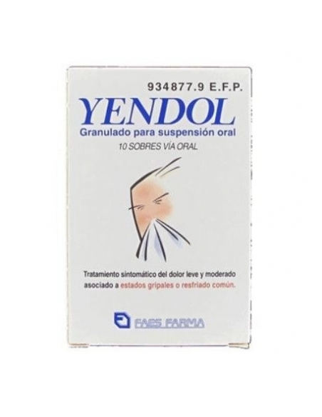 Yendol 10 sobres: Este medicamento consigue sus efectos gracias a la asociación de distintos principios activos