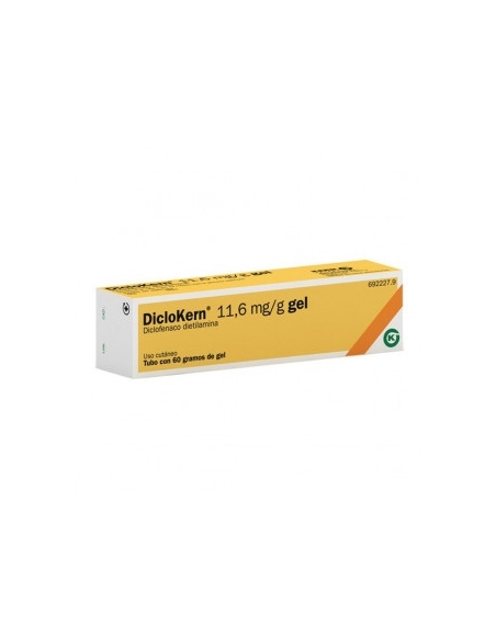Diclokern 11.6mg/g 60 g gel: El diclofenaco dietilamina, principio activo de este medicamento