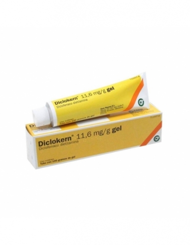 Diclokern 11.6mg/g gel 100 g: El diclofenaco dietilamina, principio activo de este medicamento