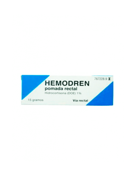 Hemodren pomada rectal 15 g: Hemodren se presenta en forma de pomada rectal en tubo