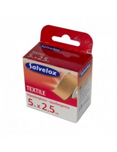 Espa salvelox tela carne 5 x 2.5: Esparadrapo textil color carne