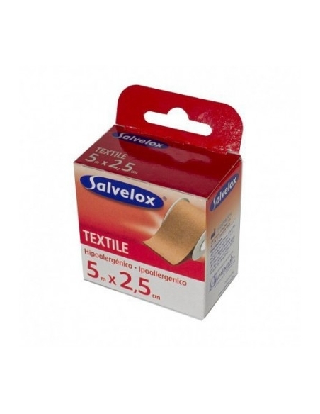 Espa salvelox tela carne 5 x 2.5: Esparadrapo textil color carne