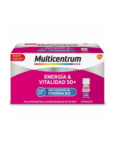 Multicentrum b12 15 frascos: Formula con un alto contenido en vitamina B12