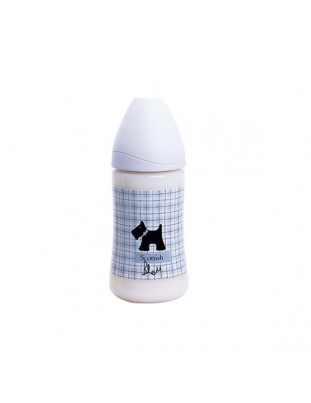 Suavinex Biberón Pp Boca Ancha Azul 270ml    