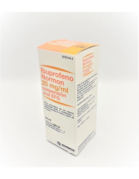 Ibuprofeno normon 20 mg/ml suspensión oral, pertenece a un grupo de medicamentos llamados antiinflamatorios no esteroideos