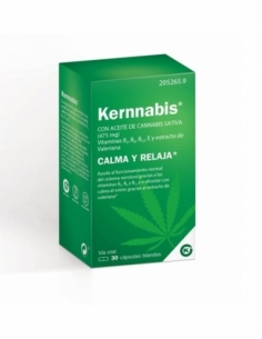 Kernnabis 30 cápsulas blandas: Fórmula que contribuye al buen funcionamiento del sistema nervioso