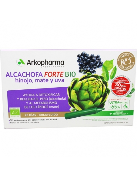 Arkofluido alcachofa hinojo bio 20 amp: Complemento que ayuda a depurar el organismo