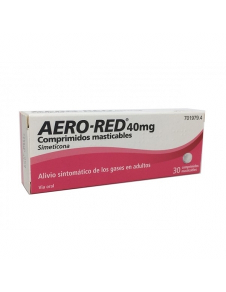 Aero-red pertenece al grupo de medicamentos que actúa en el intestino
