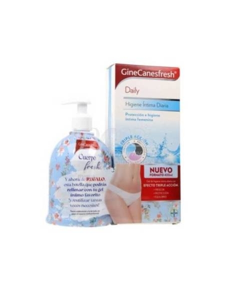 Ginecanesfresh higiene intima diaria 400ml: Gel intimo especialmente indicado para la higiene diaria .