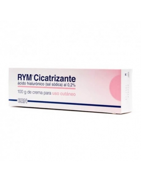 Rym cicatrizante crema 100 g: Crema cicatrizante formulada a base de ingredientes como el ácido hialurónico,.