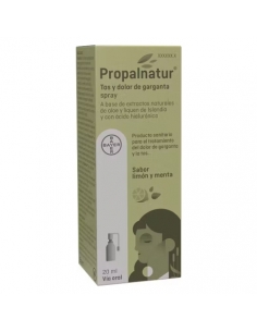 Propalnatur tos y dolor de garganta 20ml: Complemento alimenticio que proporciona una acción rehidratante.