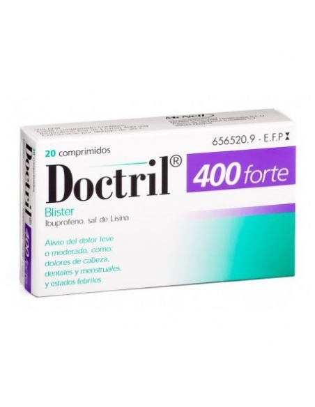 Doctril Forte contiene el principio activo ibuprofeno (lisina).