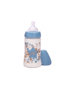 Suavinex Biberón White Tetina Silicona 3 Posiciones 270ml    