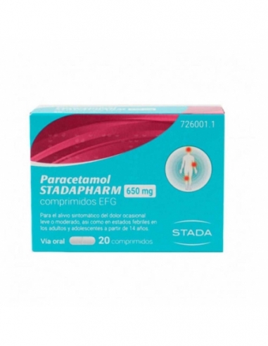 Paracetamol Stadapharm 650mg