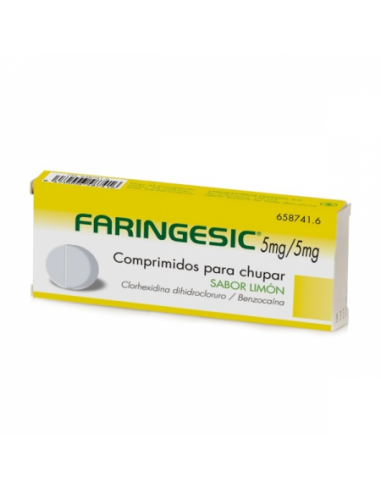 Los principios activos de este medicamento actúan combinando la acción antiséptica