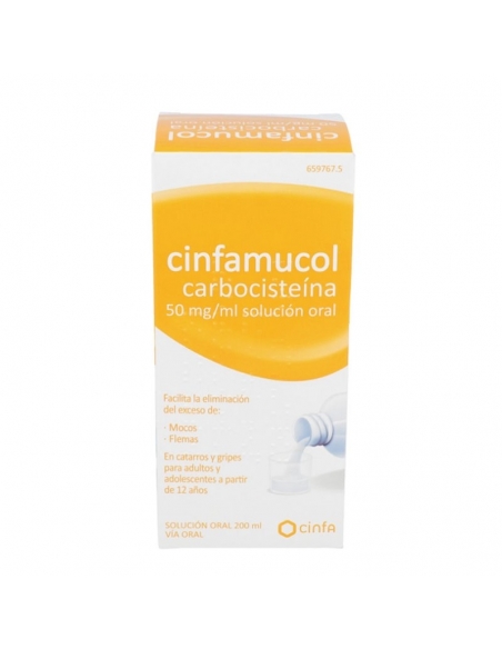 La carbocisteína, principio activo de este medicamento.