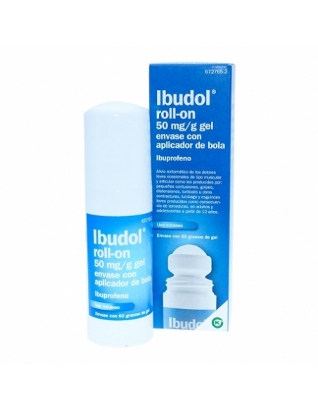 Ibudol Roll-on Gel Ibuprofeno 50 mg/g 30g | FarmaViesques