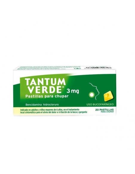 Tantum verde contiene el principio activo bencidamina.