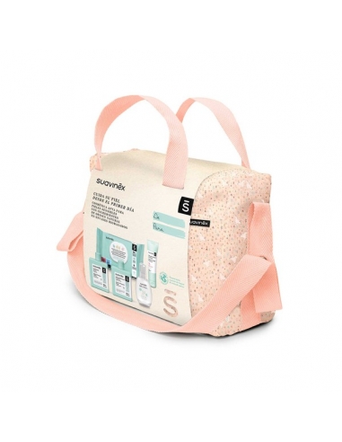 Bolso paseo suavinex rosa pack ideal para transportar todos los accesorios del bebe. En su interior podemos encontrar diferentes