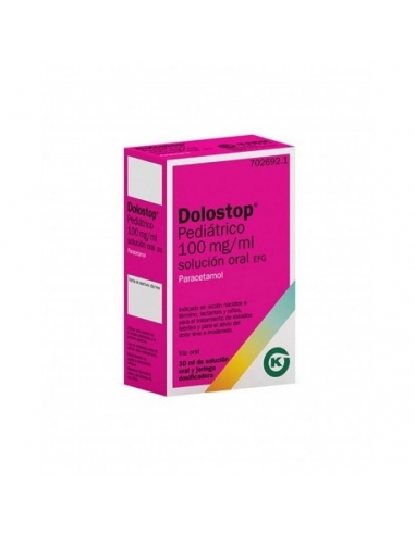 Dolostop pediátrico 100mg/ml solución 30 ml: El Paracetamol pertenece a un grupo de medicamentos llamados analgésicos y antipiré