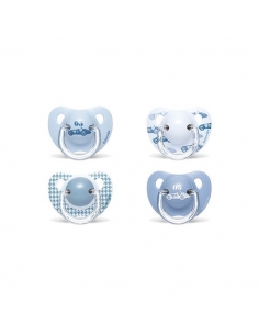 Suavinex Chupo Anatómico Latex +6 meses Azul 2uds     