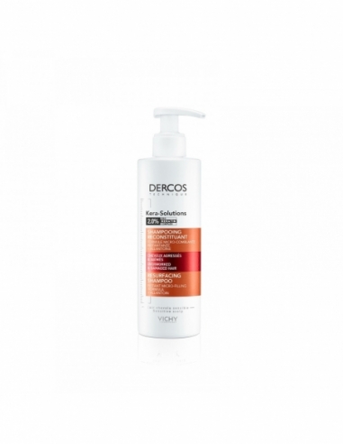 Vichy champú reparador kera solutions: Champú reparador que gracias a su fórmula de micro-relleno instantáneo con Keratina notar